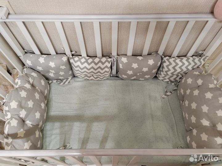 Бортики в детскую кроватку