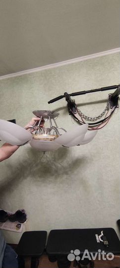 Люстра потолочная бу