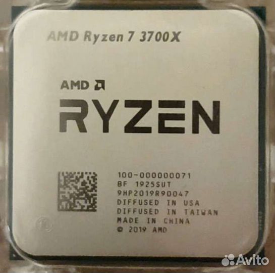 Процессор Ryzen 7 3700x