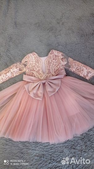Платье для девочки 92