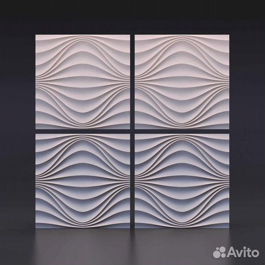 Гипсовая 3D панель 