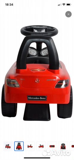 Машинка каталка mercedes