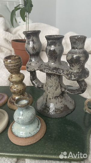 Подсвечники керамические