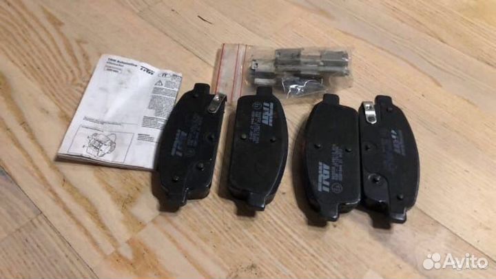 Колодки тоpмозные задние