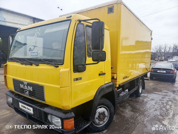 Промтоварный фургон 39 м³ MAN 8.153, 1994