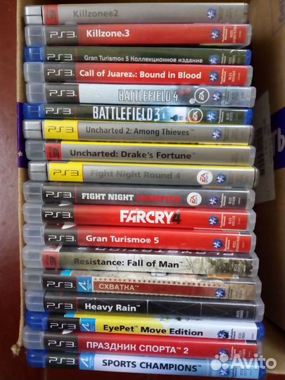 Диски на Sony PlayStation 3 + Sony 4