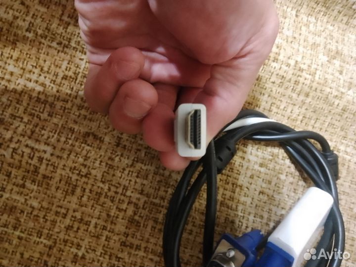 Кабель с vga на hdmi и блоки