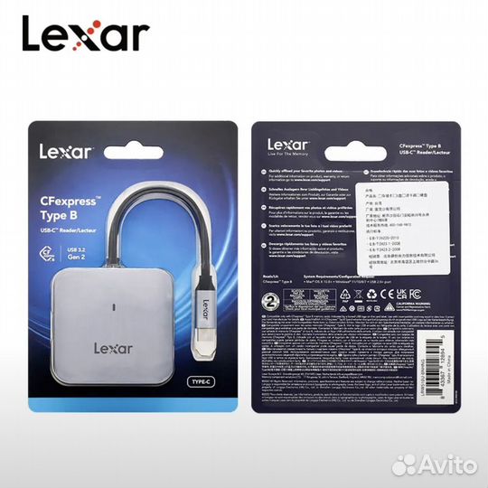 Карта памяти cfexpress type b lexar 128 gb