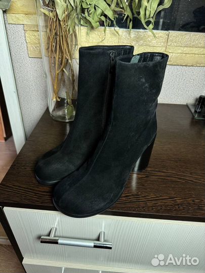 Ботильоны зимние 37р Эконика полусапоги оригинал