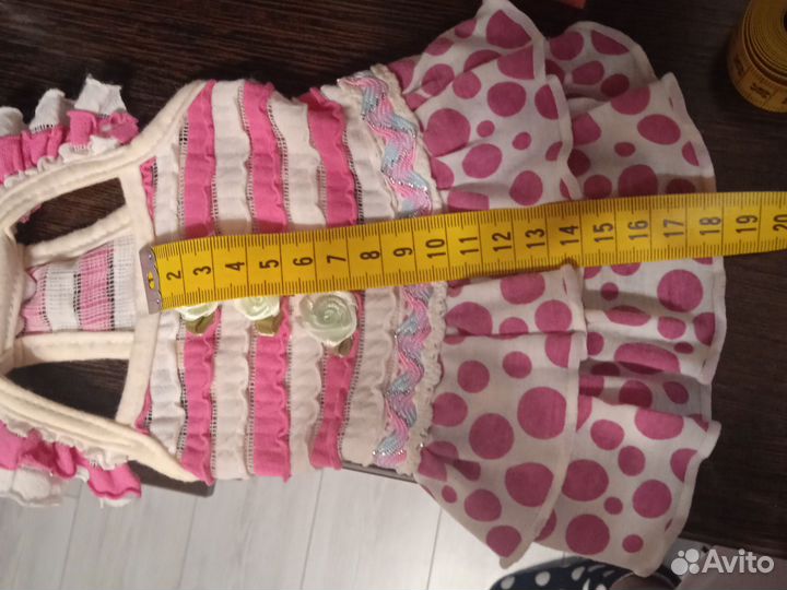 Одежда для маленькой собачки- Платье