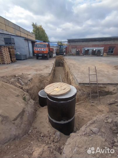 Водопровод, канализация, ливневка,теплотрасса