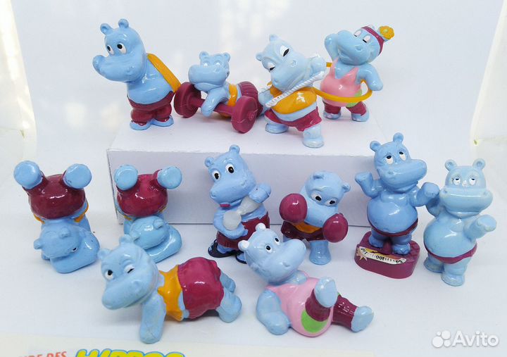 Серии киндер панды, слоны, бегемотики и др