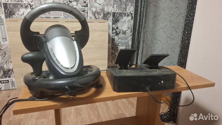 Руль с педалямь для пк