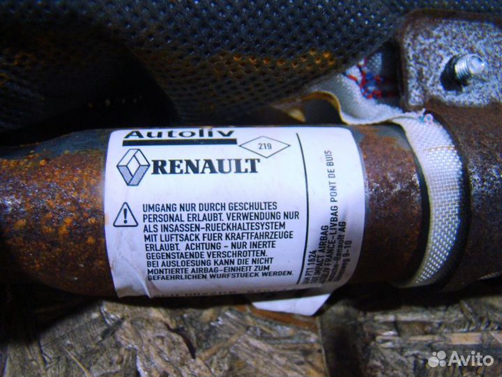 Renault Megane 3 Подушка безопасности шторка R
