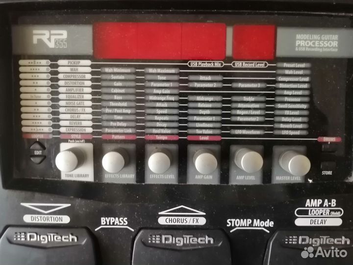 Гитарный процессор digitech RP355