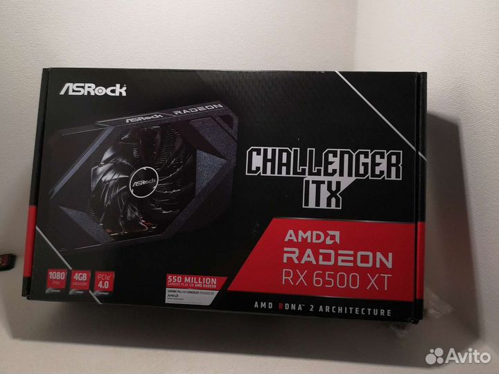 Видеокарта ASRock phantom и Challenger 6500 XT