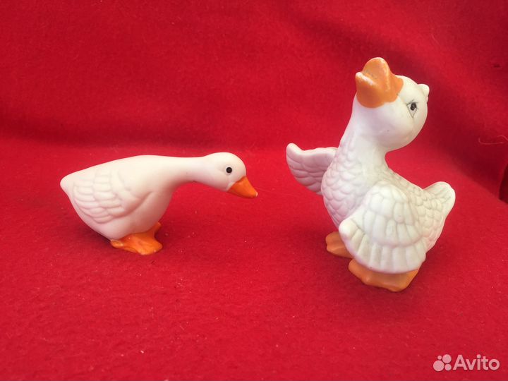 Статуэтки немецкие винтажные. Гуси