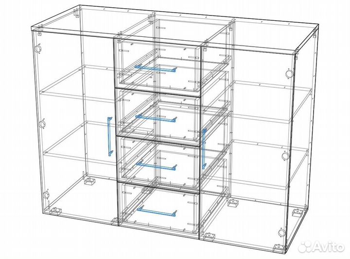 Комод белый
