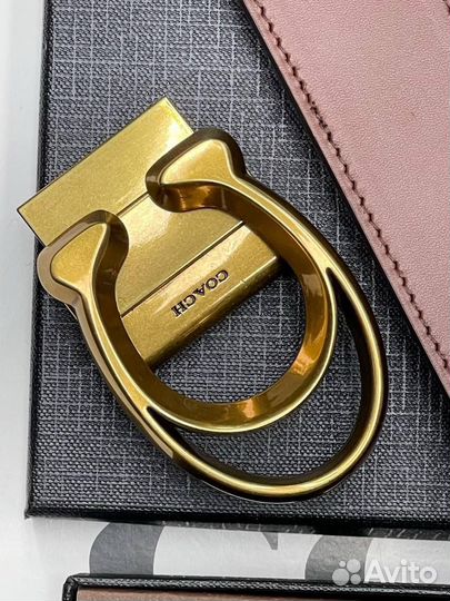 Мужской кожаный ремень coach