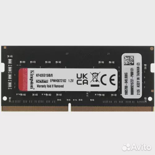 Оперативная память 8 Gb 2666 MHz Kingston fury IMP