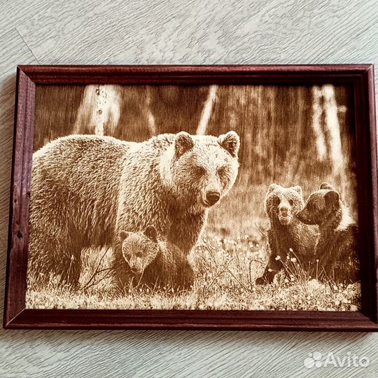 Выжигание портретов на дереве