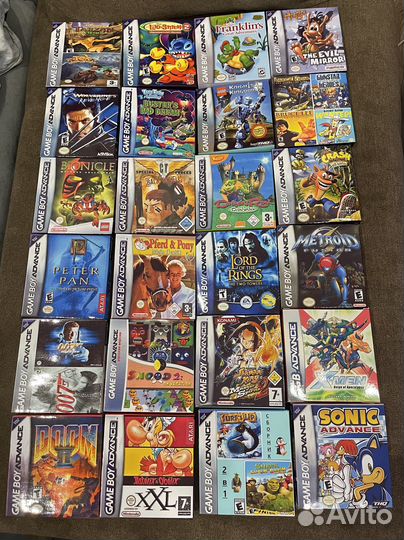 Картриджи game boy advance