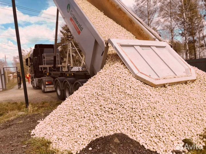 Щебень \ Песок \ Земля гравийный оптом от 3кубов