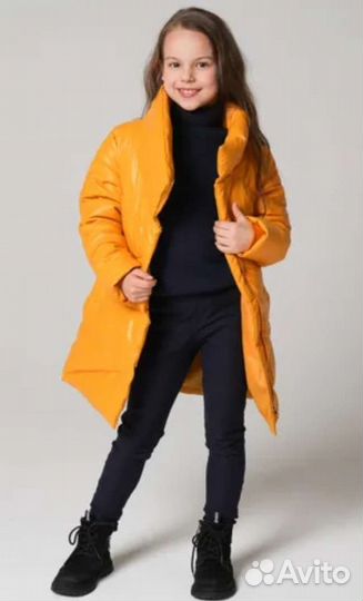 Польто зимнее на девочку 146рр