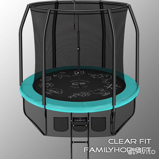 Батут Clear Fit FamilyHop 10Ft