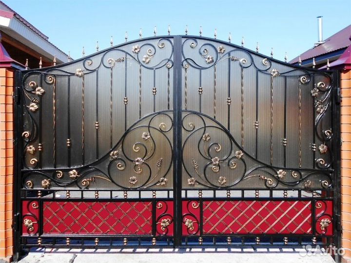 Ворота кованые