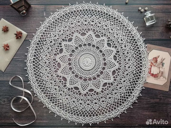 Салфетки вязаные