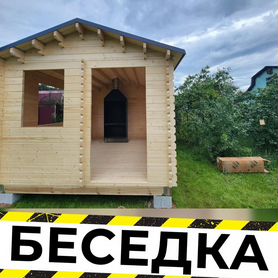 Беседка из мини бруса дачная Р