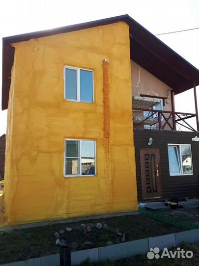 Теплоизоляция мансарды пенополиуретаном пеной ппу