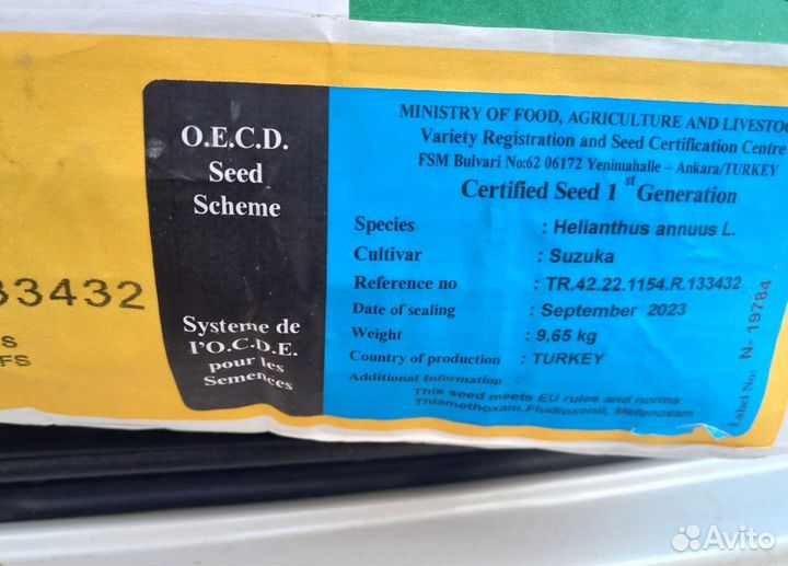 Семена подсолнечника