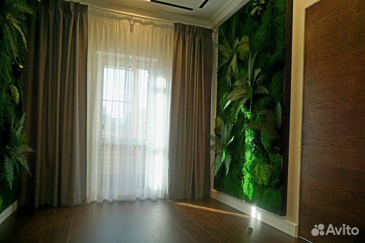 Фитостена / озеленение / панно из мха