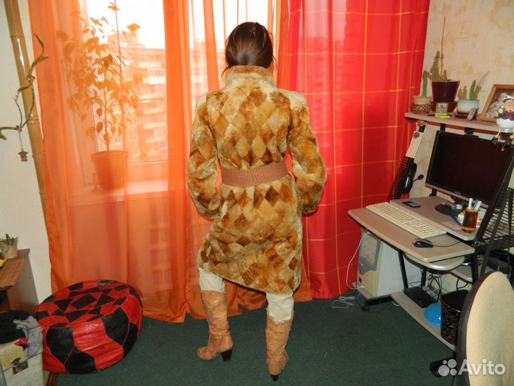 Шуба из мутона