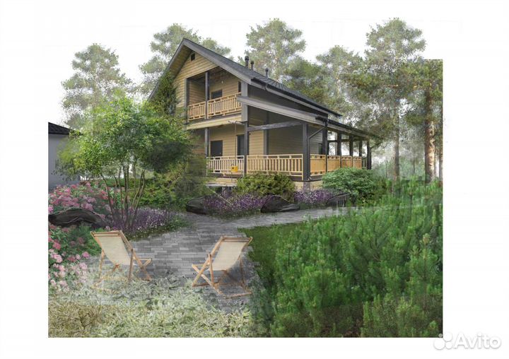 Ландшафтный дизайн, ландшафт, проект сада