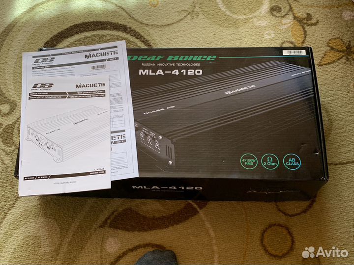 Усилитель machete mla-4120