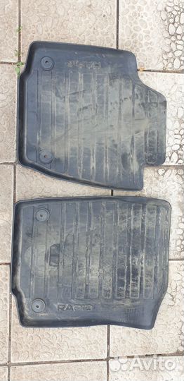 Коврики передние Skoda Rapid родные б/у