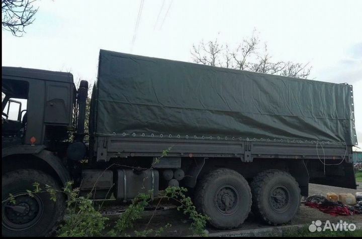 Тент на камаз 53501 (10т) военный