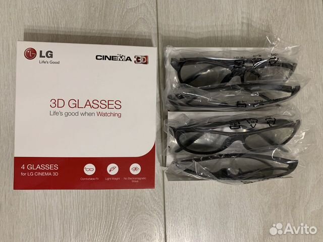 LG cinema 3D glasses (3д очки для телевизоров LG)