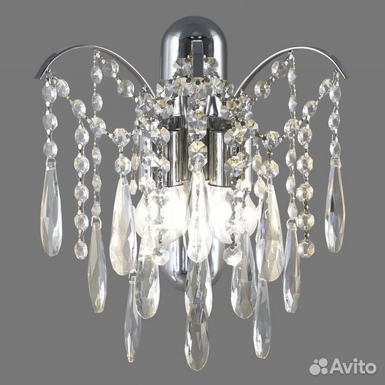 Бра Бриз 6 E27х2 60 Вт цвет хром