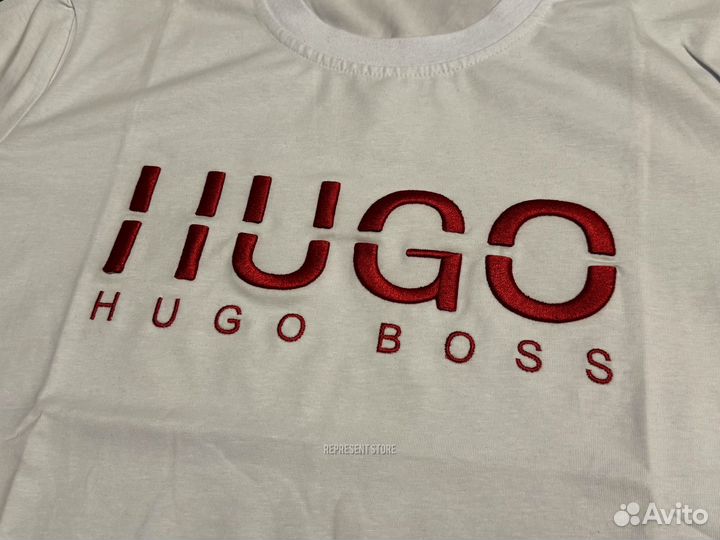 Футболка Hugo Boss Белая (S-2XL)