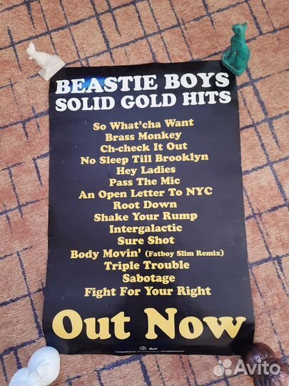 Винтажный постер, оригинал. Beastie Boys