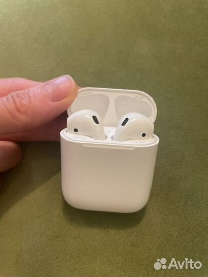 Наушники apple airpods 1 + запасной кейс