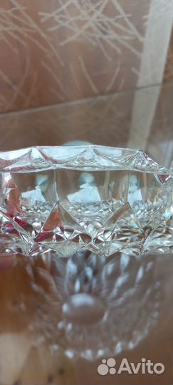 Хрустальная пепельница