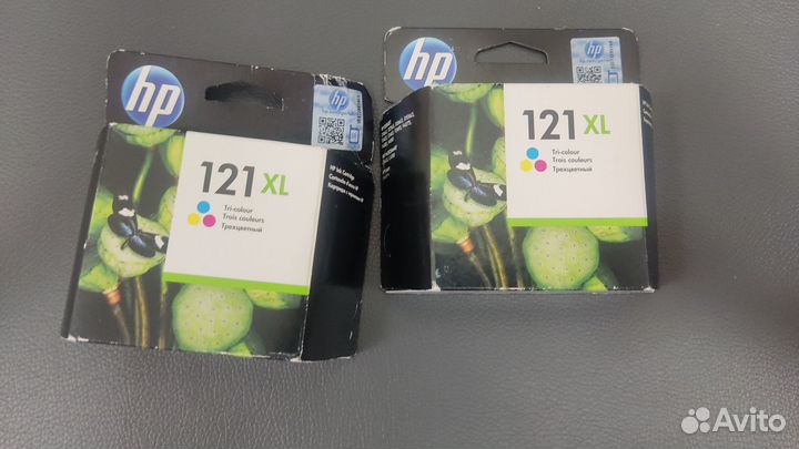 Картриджи hp 141xl,140xl, hp 121 Tri-colour