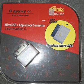 Переходник с apple dock conecter на micro usB