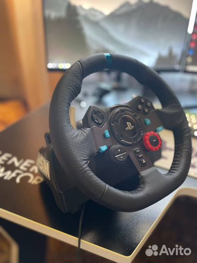 Игровой руль logitech g29 с МКПП, ручником и секве