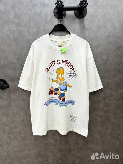 Топовая оверсайз футболка Fear of God x Simpsons